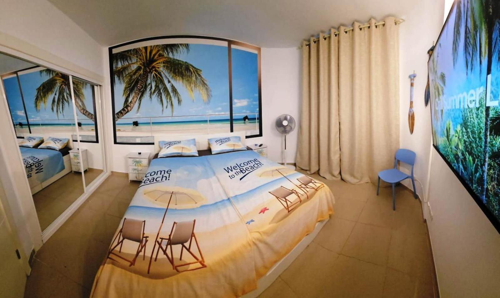 Blue Bay Paradise - Beach Front Apartment With Sea View Playa Paraiso  Dış mekan fotoğraf